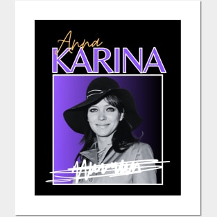 Anna karina///original retro Posters and Art